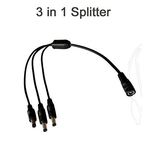 CentIoT CentIoT DC Male Jack 1 to 3 way Female Plug Y Splitter Power Cable  - Image 2