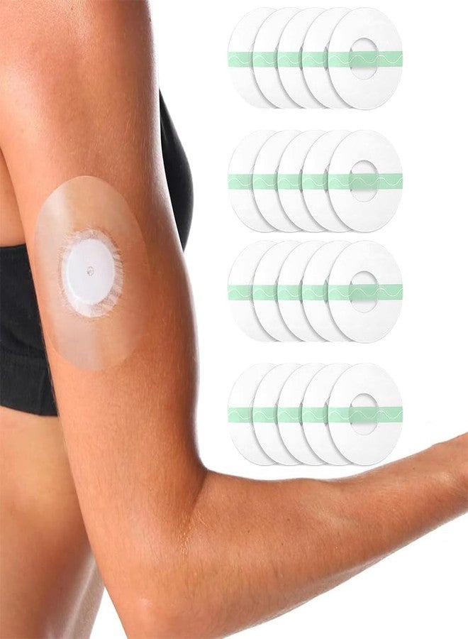 SQUISHCO 20pcs Freestyle Sensor Sticker Breatheable Waterproof Sensor Patches, Flexible Sensor Patch Stickers Pad for Fix Your Sensor On Arm - Image 1