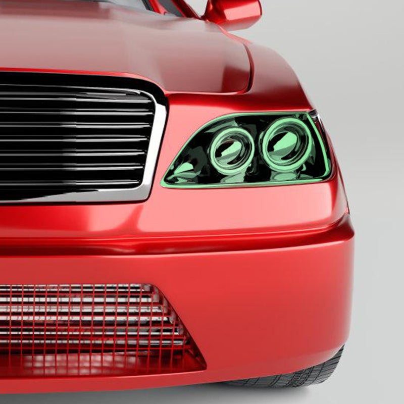 4 pcs Car Headlight Films Lamp Tail Light Films Fog Lamp Tinting Film Sheet for Car - Image 2