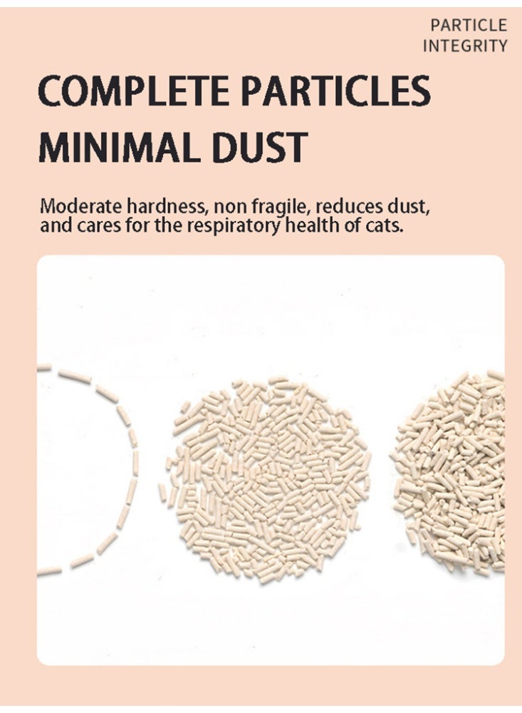 Tofu Cat Litter - Fast Clumping, Flushable, Ultra Absorbent, Low Dust, Fresh Scented, Odor Control, 6L, 2 Pack - Image 4