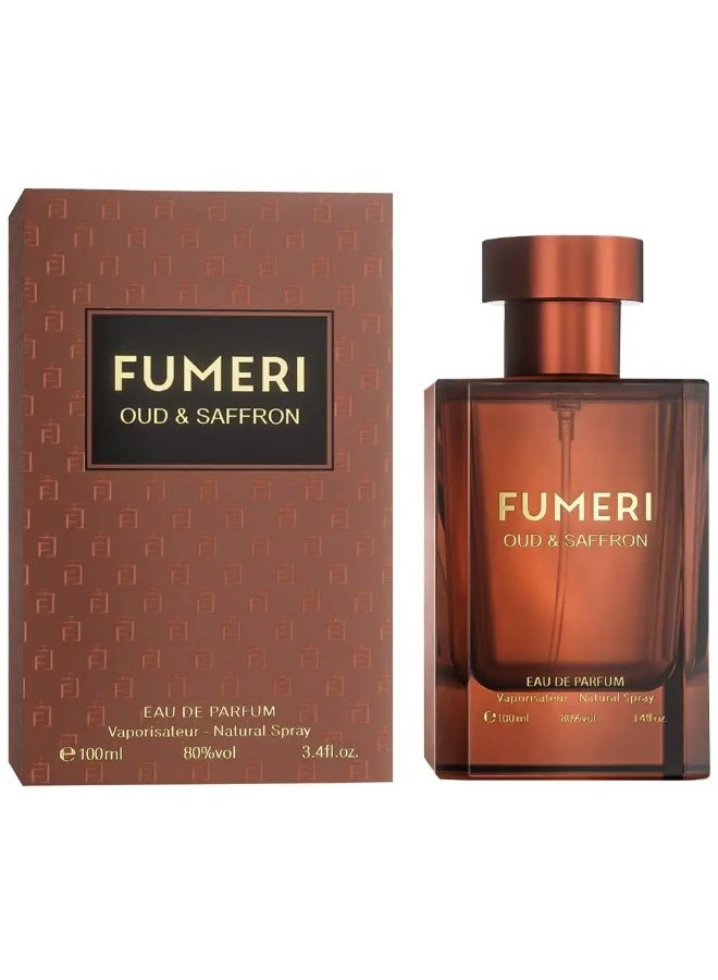 Fumeri Oud & Saffron For Men Eau De Parfum 100ml - Image 2