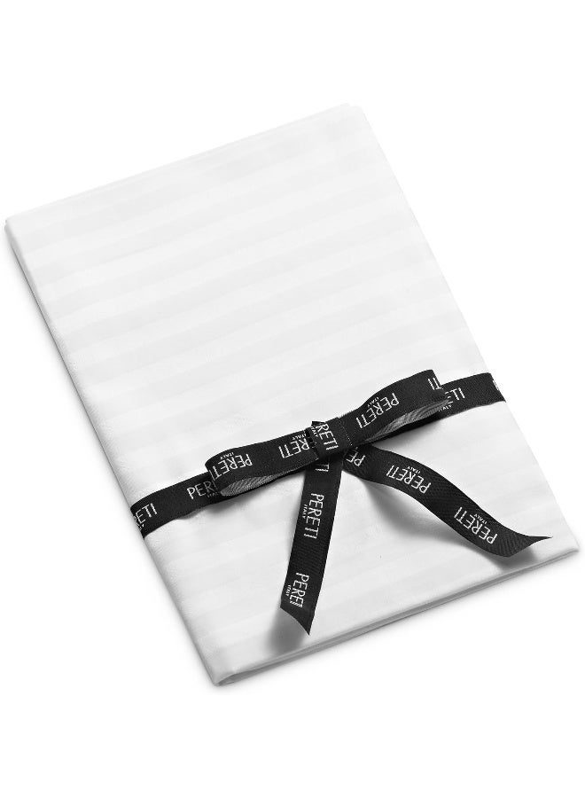 Pereti Luxury Italian Cotton Pillowcase, 100% Long Staple Sateen Cotton Pillowcase, Cotton Sheets Hotel Quality Pillowcases, Bed Sheets Sets - Made in Italy - Image 1
