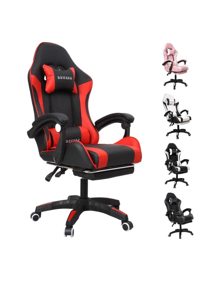 DUUKOA Gaming Chair with Footrest  Ergonomic Computer Chair 90°–135° Adjustment Backrest Perfect - Image 1