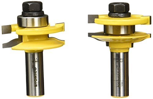 YONICO Cabinet Door Rail and Stile Router Bits Set 2 Bit Shaker 1/2-Inch Shank 12249 - Image 3
