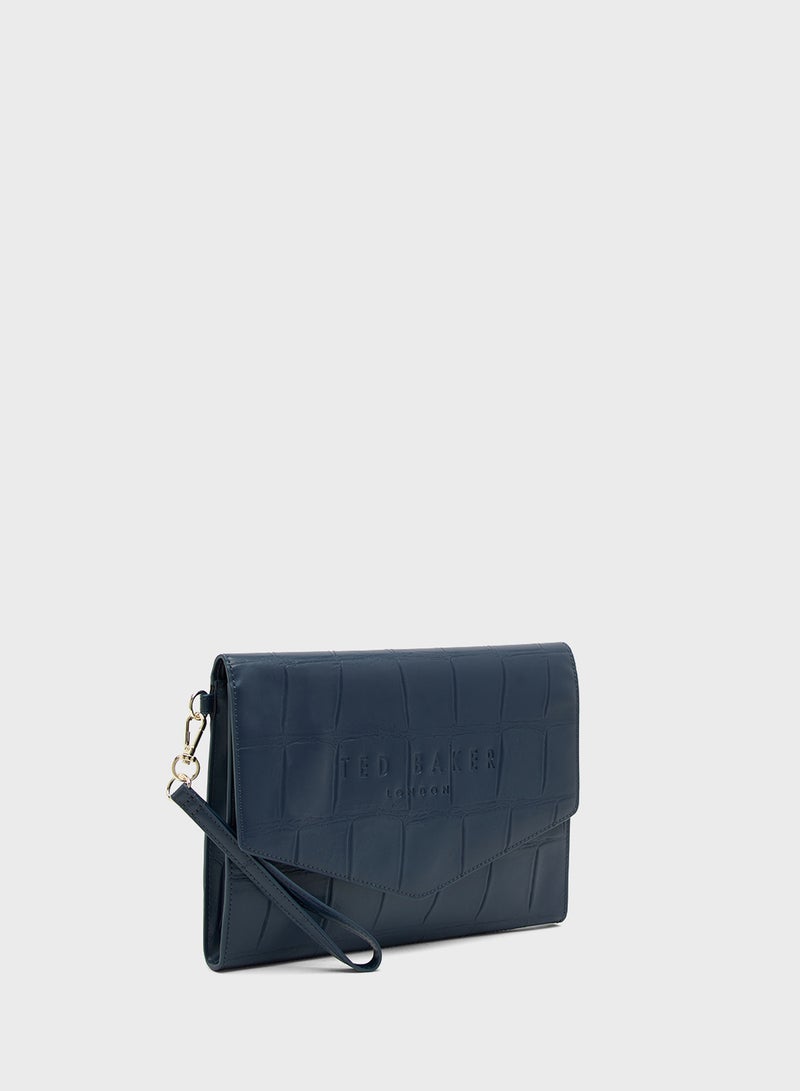 Ted Baker Croc Effect Envelope Pouch wallets  - Image 3