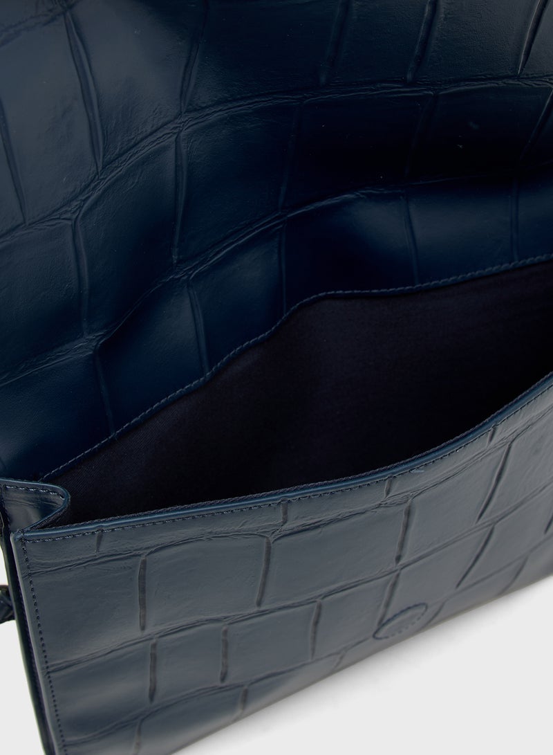 Ted Baker Croc Effect Envelope Pouch wallets - Image 5
