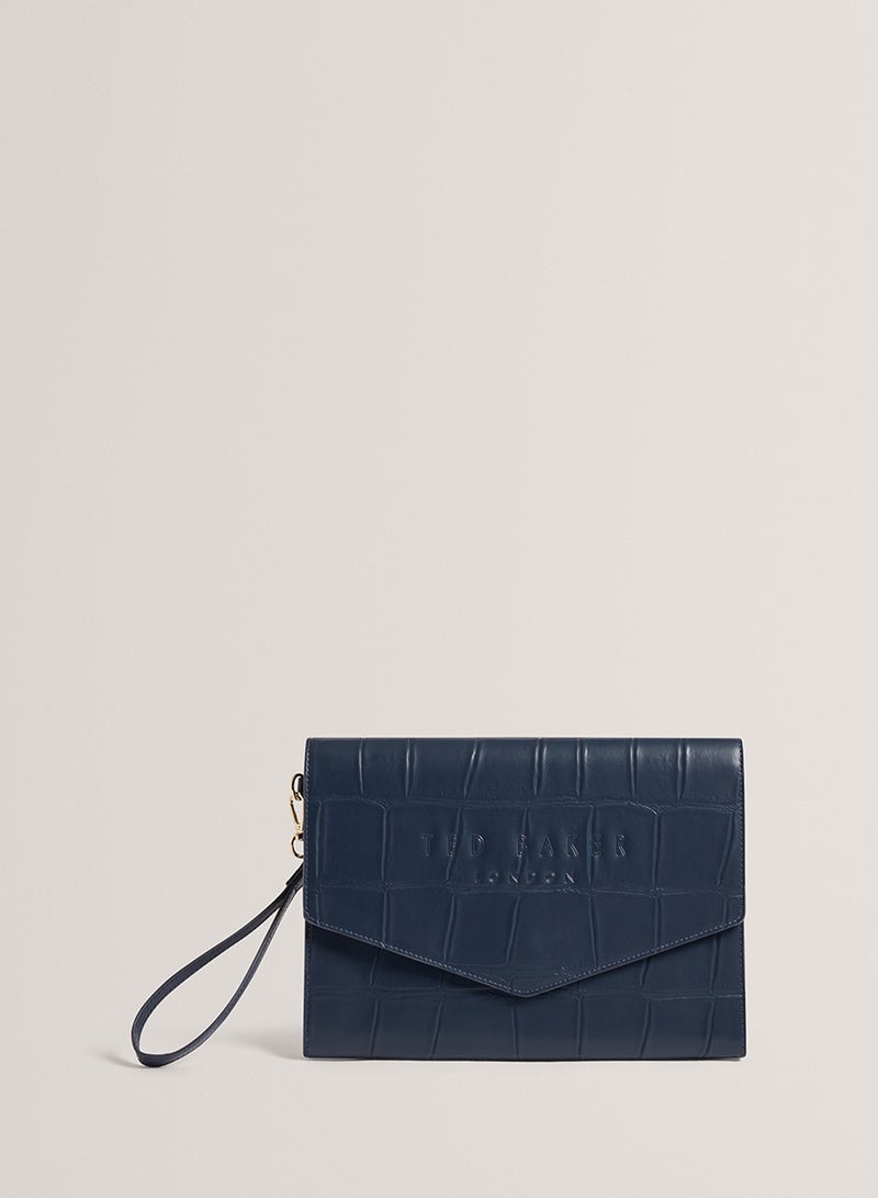 Ted Baker Croc Effect Envelope Pouch wallets - Image 1