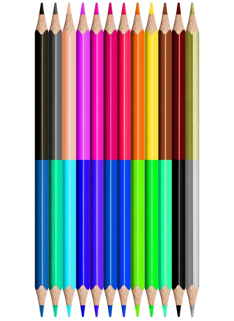 Maped - Maped-33 Piece Colouring Set (Includes Brush Felt Tips, Fineliner Pens, Coloured Pencils and Metal Sharpener) - Image 1