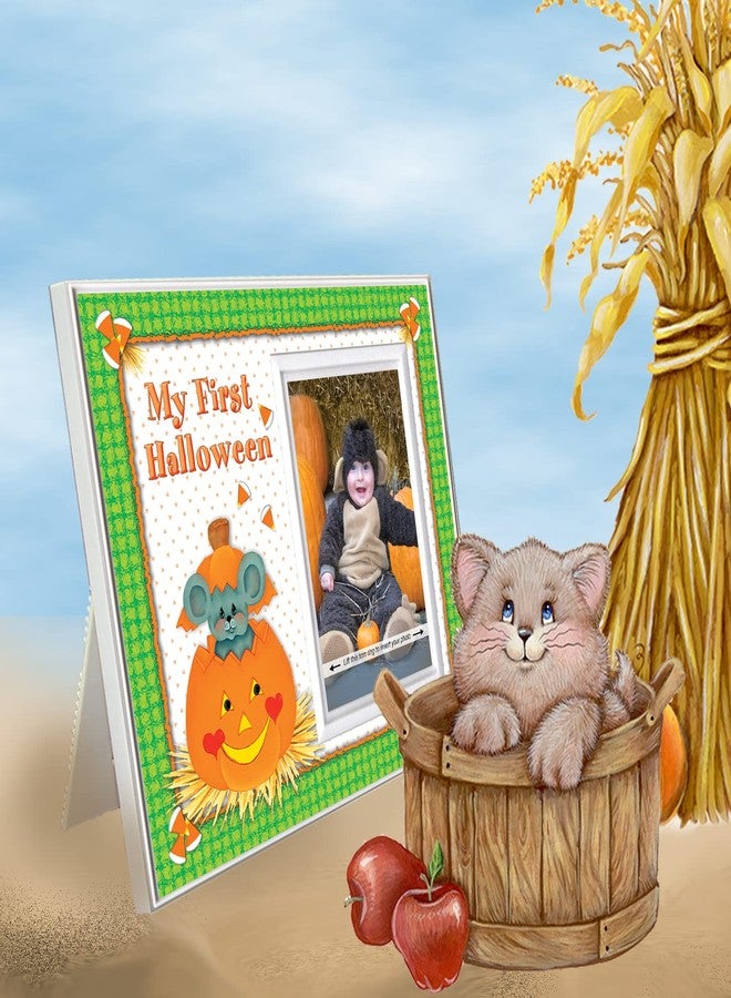 Expressly Yours! Photo Expressions "My First Halloween" Pumpkin Picture Frame by Expressly Yours!, Baby's First Halloween Frame Keepsake, Giftable Memory designed for Tabletop Seasonal Fall Décor - Image 3