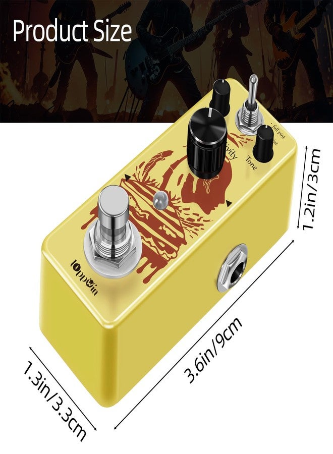 IOppWin COMP Optical Compressor Pedal - Classic Smooth Dynamics Control, Preserves Transients, Metal Enclosure, True Bypass for Guitar/Bass - Image 2
