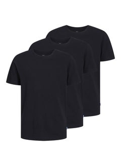 Jack & Jones Junior Youth 3 Pack Basic Crew Neck T-Shirt  - Image 1