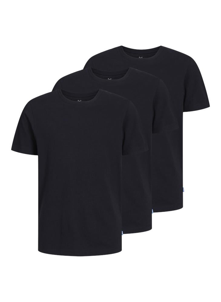 Jack & Jones Junior Youth 3 Pack Basic Crew Neck T-Shirt  - Image 1