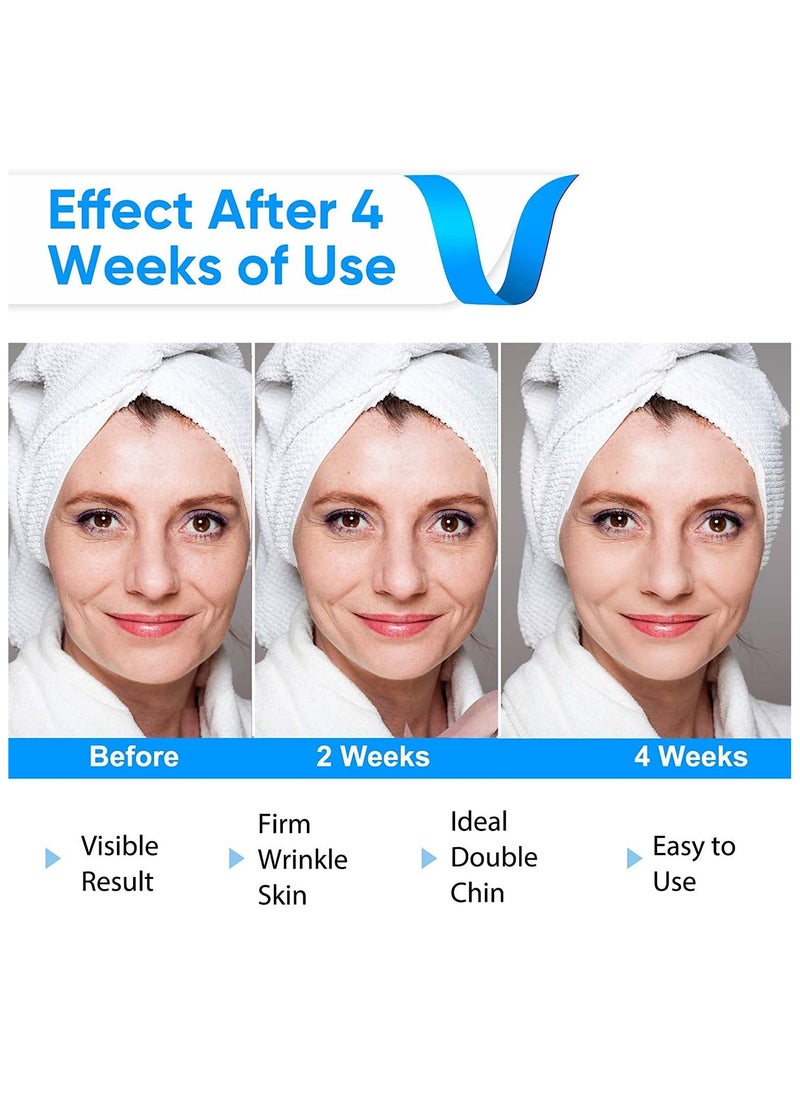 RUKYU - Facial Slimming V Facial Massager, Double Chin Machine, 6 Modes, 12 Intensity Levels, Face Lift Device, Intelligent Lifting Firming Saggy Skin Tightening Machine Women Skin Care, V-shaped Cheek Lift - Image 1