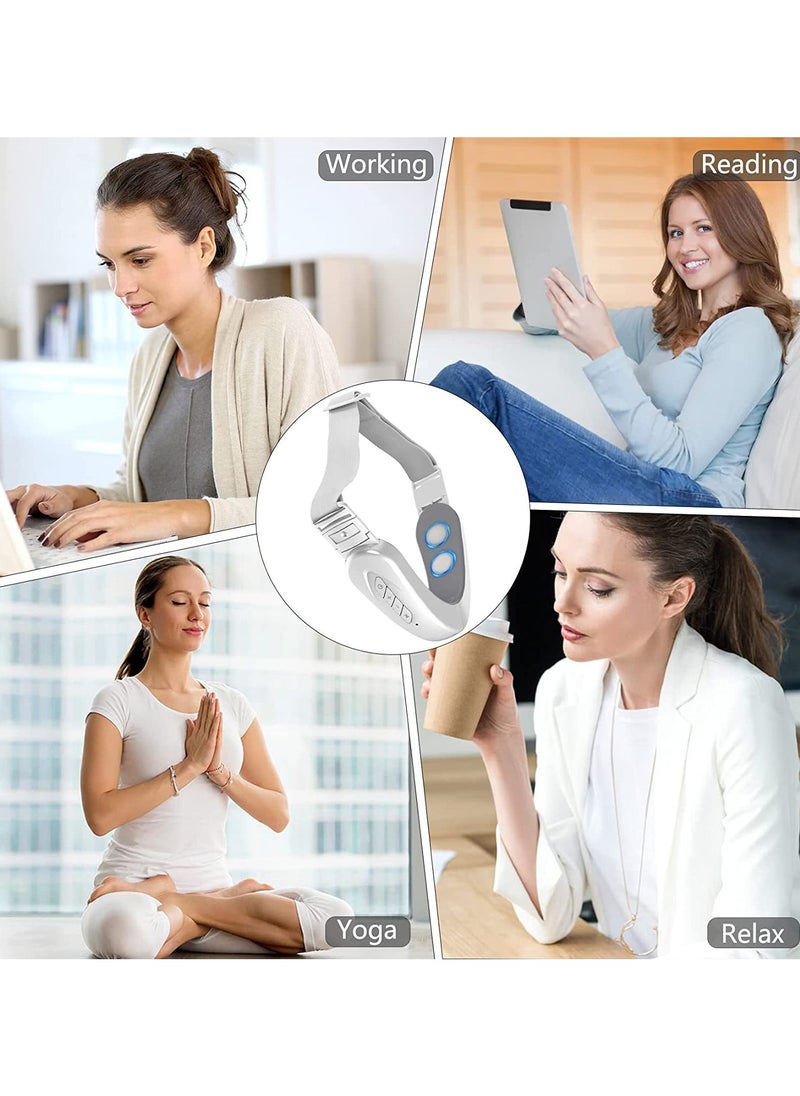 RUKYU - Facial Slimming V Facial Massager, Double Chin Machine, 6 Modes, 12 Intensity Levels, Face Lift Device, Intelligent Lifting Firming Saggy Skin Tightening Machine Women Skin Care, V-shaped Cheek Lift - Image 1