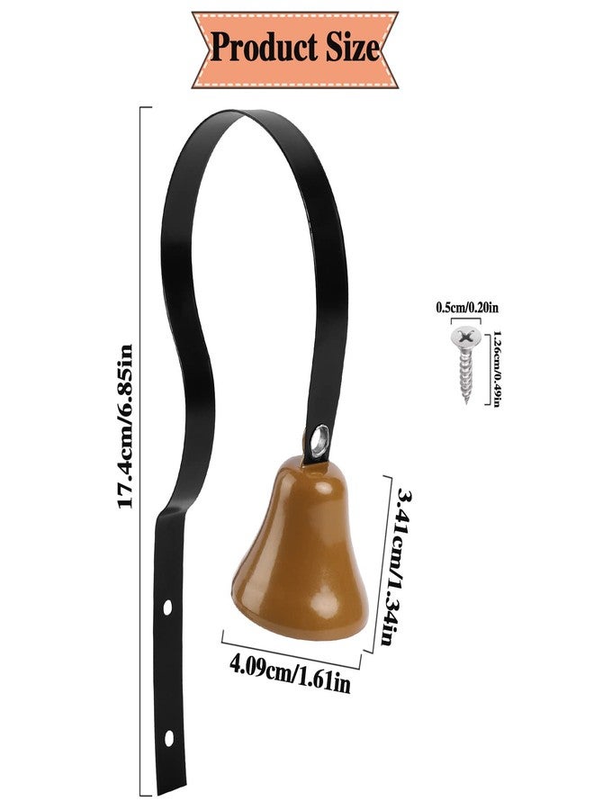 Sliverdew Dog Bell for Door Potty Training,Doorbell for Dog Housetraining Antique Door Bell Shopkeepers Bell Wall Mounted Metal Alarm System Dog Bells for Ring to Go Outside Traditional Doorbell Shop Doorbell - Image 4