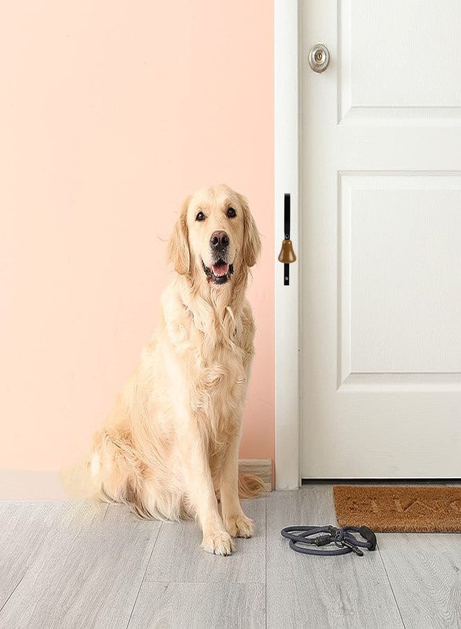 Sliverdew Dog Bell for Door Potty Training,Doorbell for Dog Housetraining Antique Door Bell Shopkeepers Bell Wall Mounted Metal Alarm System Dog Bells for Ring to Go Outside Traditional Doorbell Shop Doorbell - Image 5