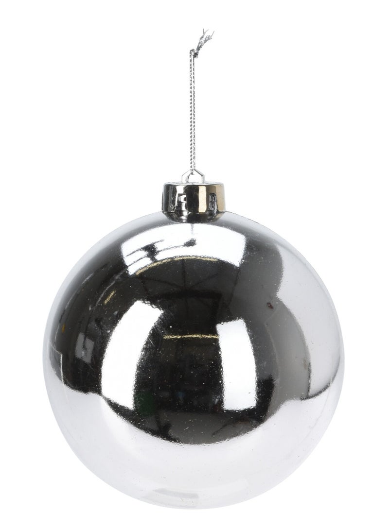 Homesmiths Christmas  Decoration Ball 120Mm Zilver Assorted 1 Piece - Image 2