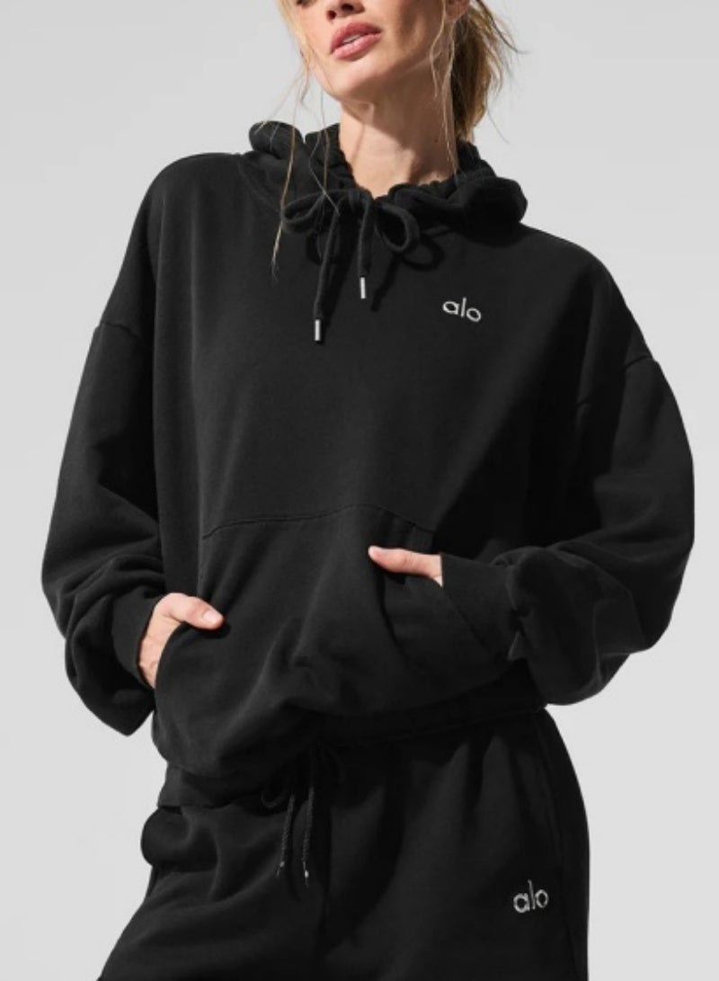 Alo Yoga Accolade Hooded  Sweatshirt - Image 1