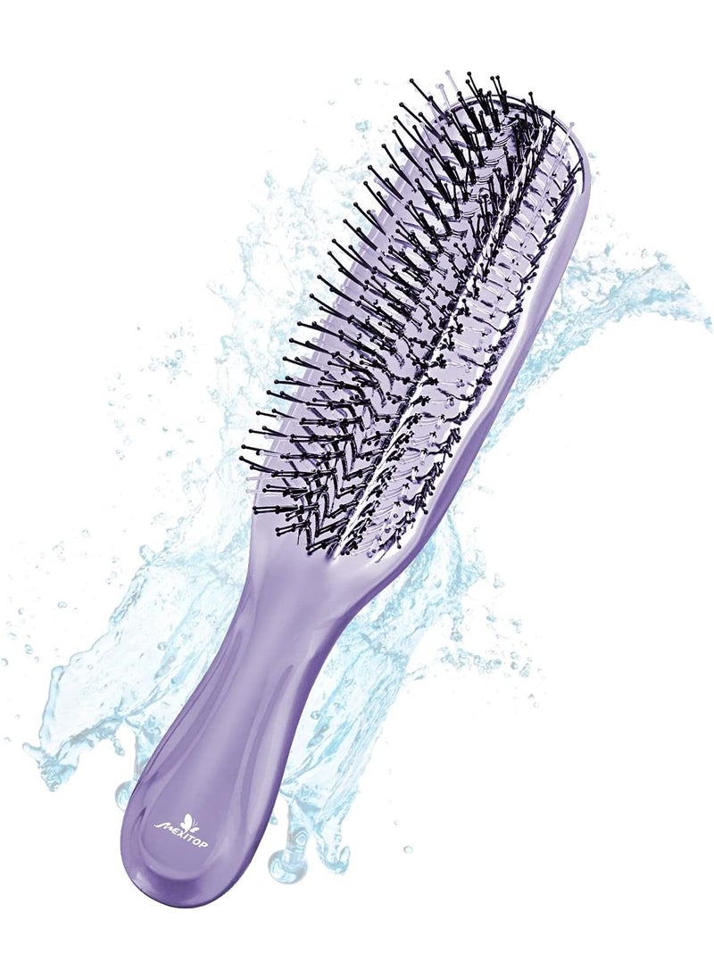 MEXITOP MEXITOP Hair Brush Shampoo Brush Wet and Dry Hair Scalp Brush for Women  Men Scalp Brush Hair Scrubber Exfoliator for Dandruff Wash Hair BathPurple 