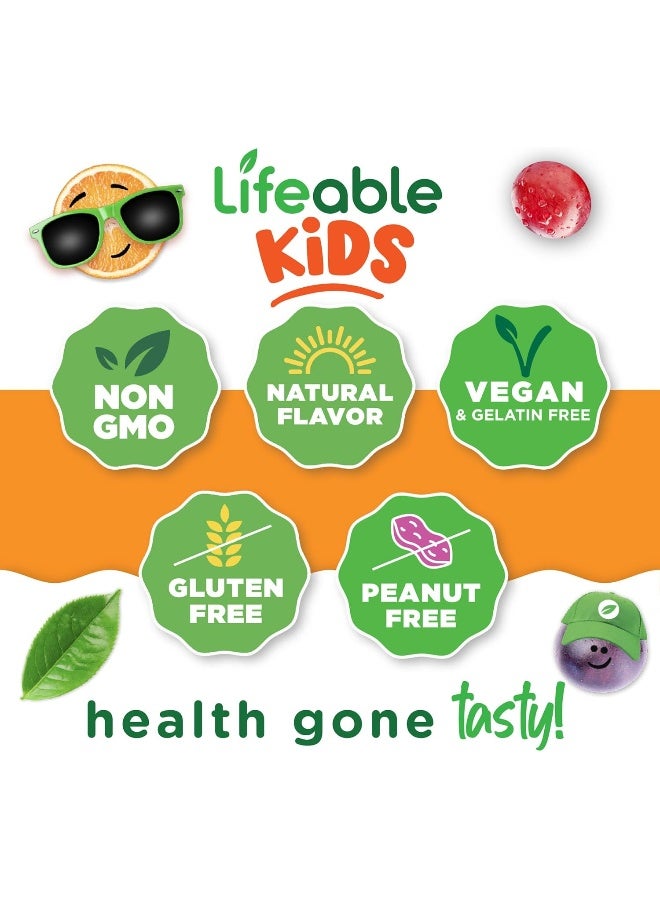 Lifeable Vitamin B6 Gummies for Kids - 60 Count - Image 4