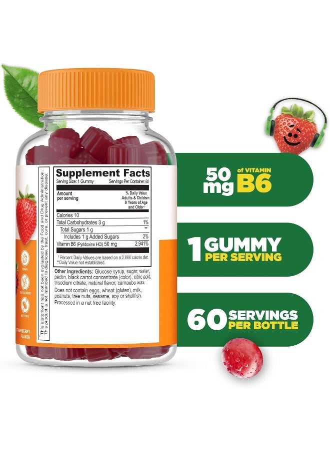Lifeable Vitamin B6 Gummies for Kids - 60 Count - Image 2