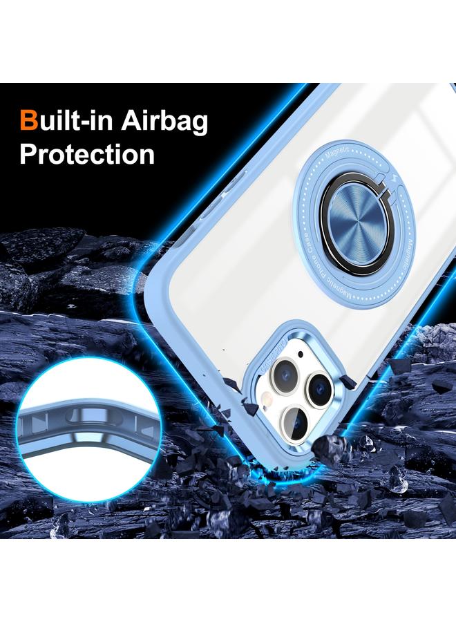 Zaboon Case For iPhone 11 Pro Max Magnetic Rotating Ring Holder Phone Case - Image 3