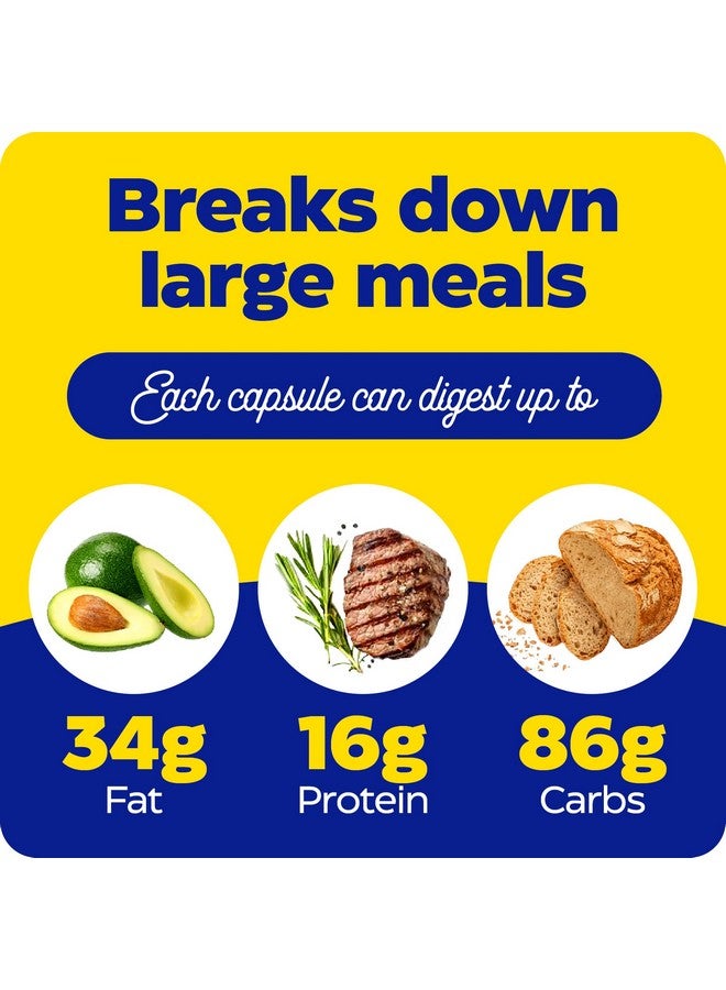 إنزيميديكا دايجست جولد + إيه تي برو، تركيبة إنزيمية فائقة القوة، تمنع الانتفاخ والغازات، 14 إنزيمًا رئيسيًا بما في ذلك الأميليز والبروتياز والليباز واللاكتاز، 21 كبسولة - Image 5