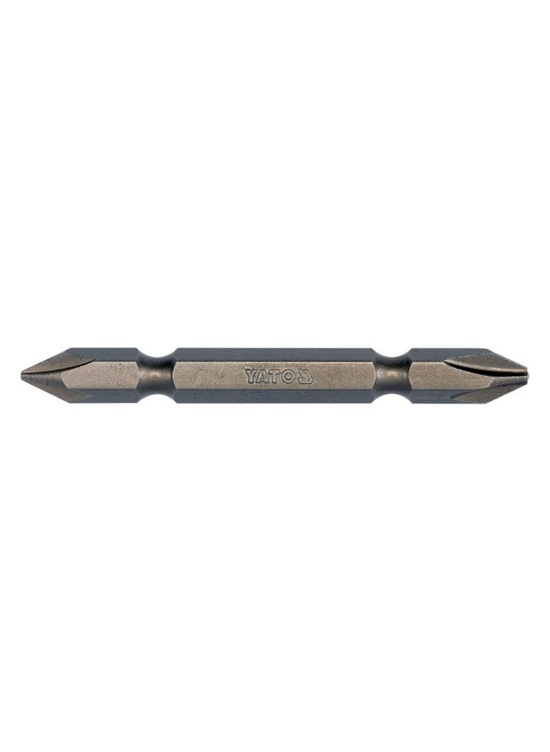 Yato YATO Double End Screwdriver Bits 1/4"x65mm PH1-PH2 10pcs/Box YT-78163 