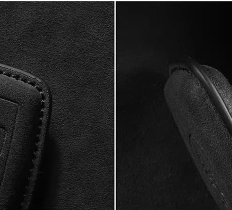Suede Faux Leather Car Key Case Cover for Evoque, Range Sport, 4, Freelander, and Compass 2(SS-GREEN) - Image 2