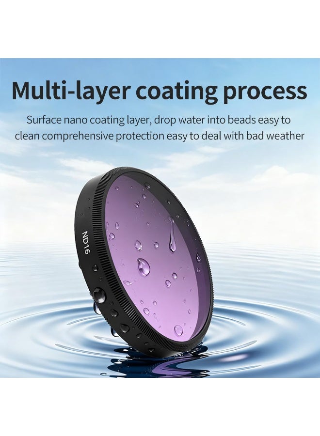 Camera Filter Set Compatible with DJI Osmo Action 6, High-Definition Optical Glass with Multi-Coating (6 in 1) - Image 5