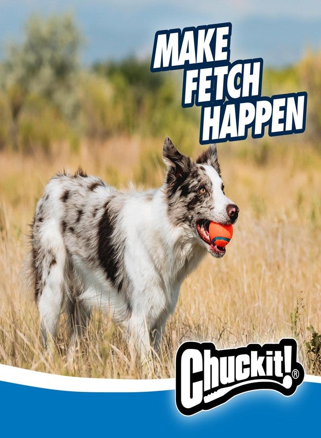 Chuckit! Ultra Ball & Launcher Bundle - Classic 26" with 2 Pack Medium (2.5") Bouncy Fetch Balls for Dogs 20-60 lbs, Dog Fetch Ball Thrower - Image 5