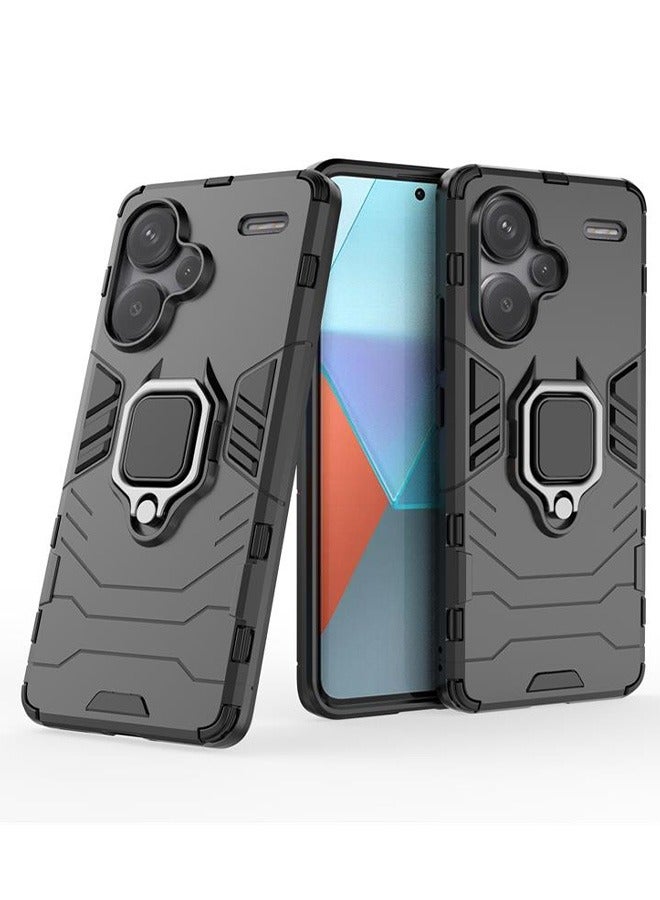 غطاء حماية واقٍ لهاتف Xiaomi Redmi Note 13 Pro Plus 5G باللون الأسود - Image 1