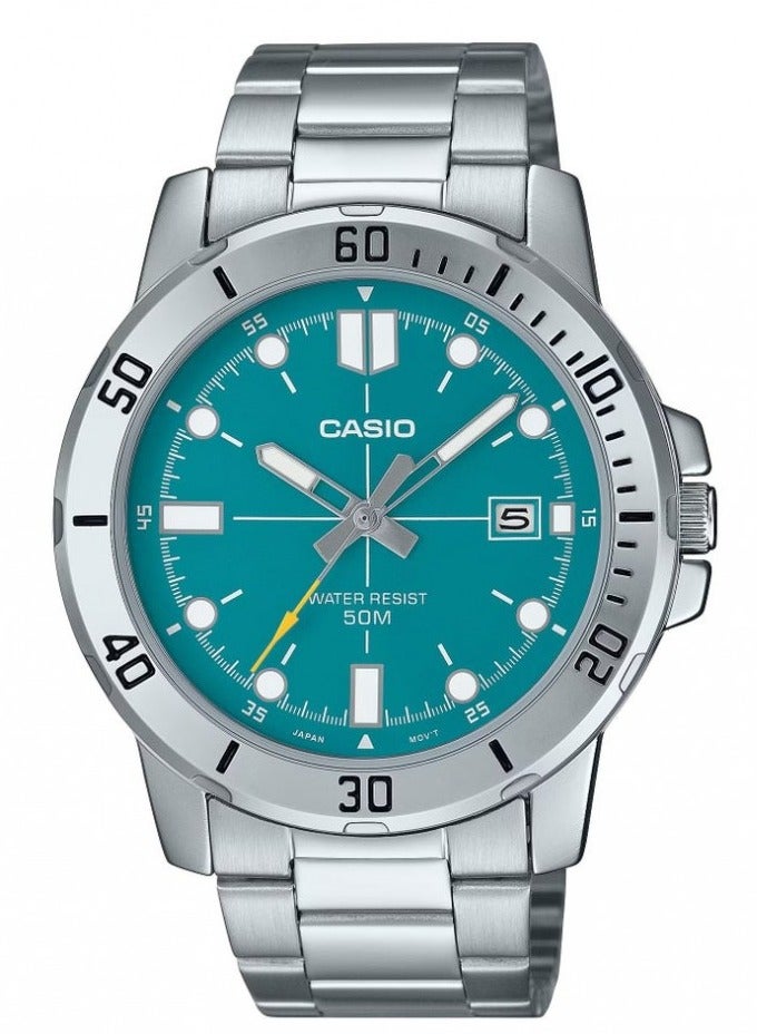 CASIO ساعة يد تناظرية للرجال MTP-VD01D-3E2VUDF