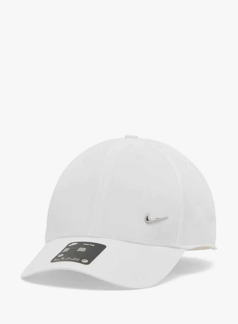Nike Dri-Fit Club Metal Swoosh Logo Cap