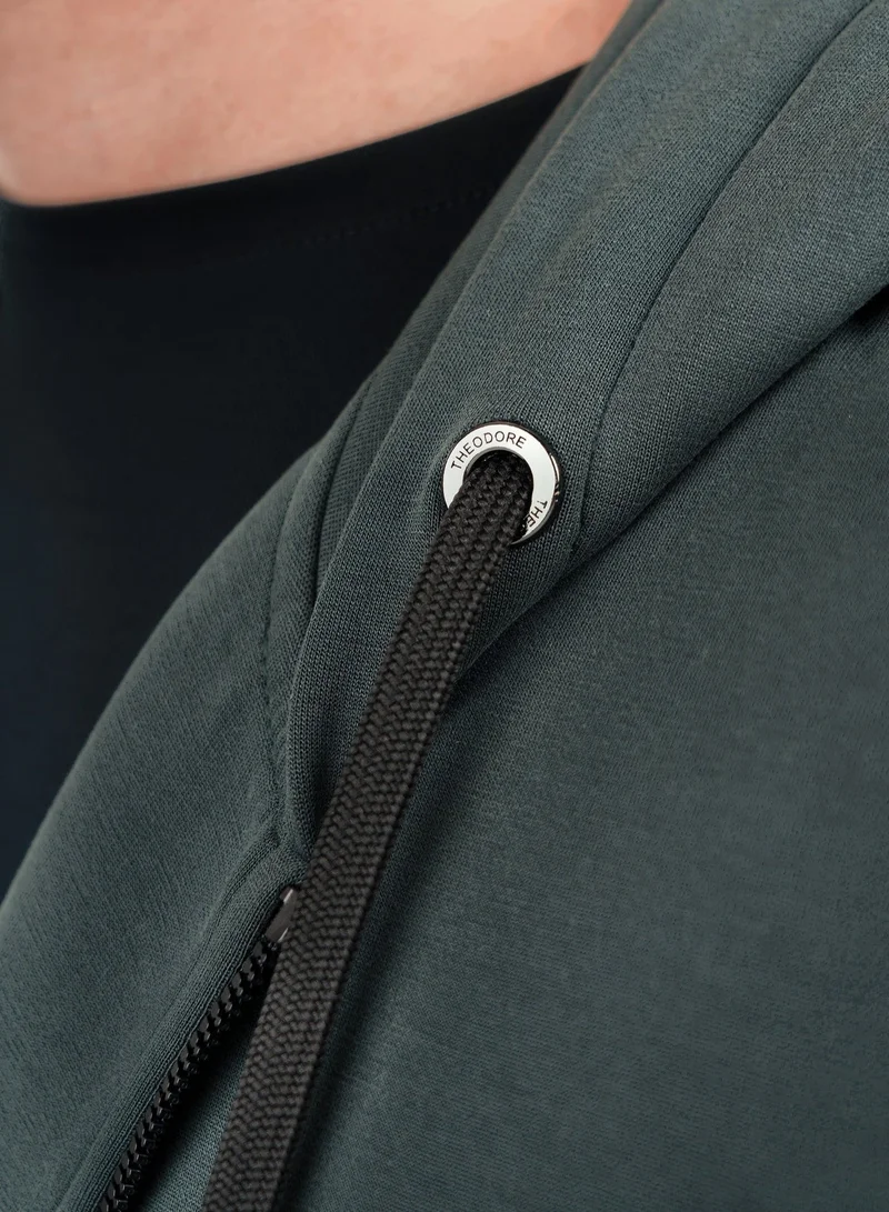 Theodore  The Green Hooded Jacket for Men | Best Price UAE