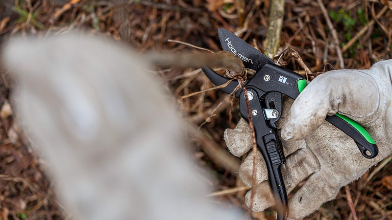Hooyman Ratchet Pruner with Lightweight, No-Slip, Ergonomic Design, Heavy-Duty SK5 High Carbon Blade and Blade Lock for Hunting, Trimming and Outdoor Use - Image 3