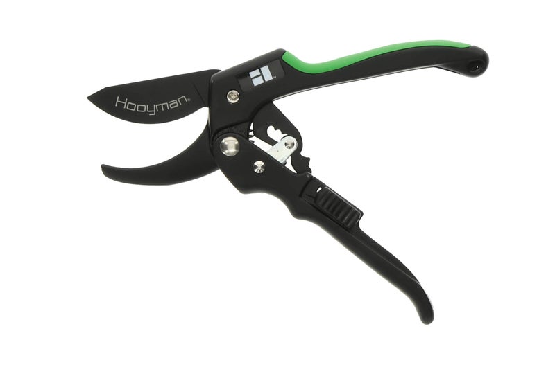 Hooyman Ratchet Pruner with Lightweight, No-Slip, Ergonomic Design, Heavy-Duty SK5 High Carbon Blade and Blade Lock for Hunting, Trimming and Outdoor Use - Image 2