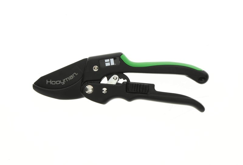 Hooyman Ratchet Pruner with Lightweight, No-Slip, Ergonomic Design, Heavy-Duty SK5 High Carbon Blade and Blade Lock for Hunting, Trimming and Outdoor Use - Image 1