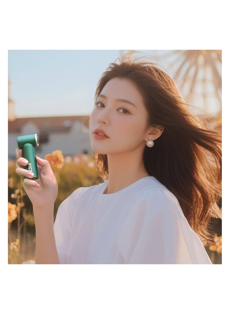 كيكا مروحة KICA Jet Mini 36000 دورة في الدقيقة، عمر بطارية طويل 14 ساعة، 3000 مللي أمبير في الساعة، لون أخضر - Image 5