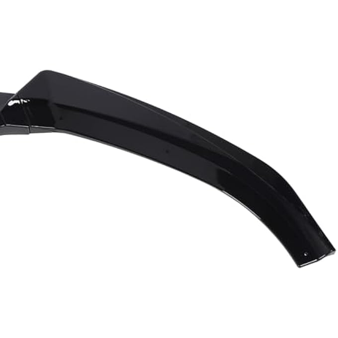 Torvex Front Lip, 3pcs Front Bumper Lip Splitter Front Spoiler Chin Splitter Body Kit Gloss Black Lower Bumper Protection - Image 5