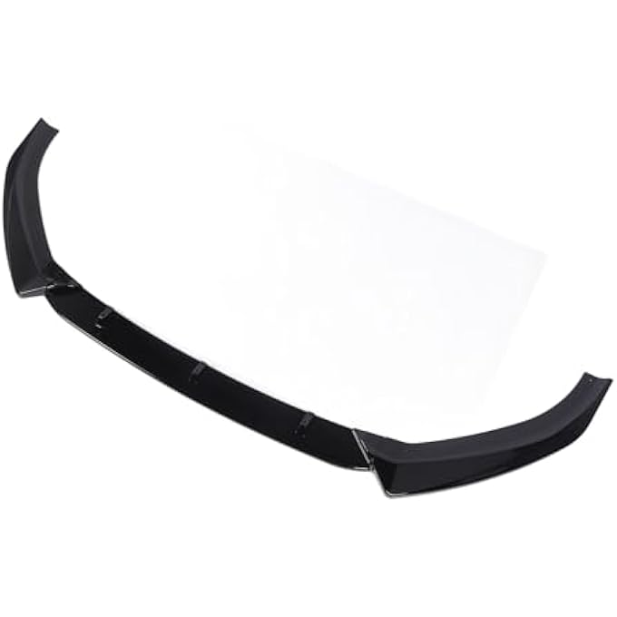 Torvex Front Lip, 3pcs Front Bumper Lip Splitter Front Spoiler Chin Splitter Body Kit Gloss Black Lower Bumper Protection - Image 3