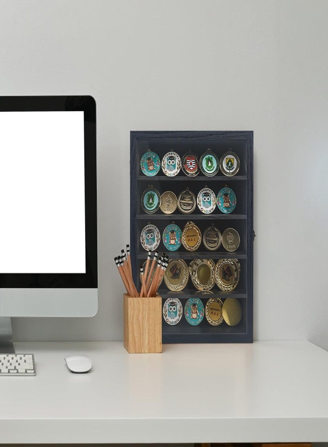 Hodeframe Shadow Box Frame with Removable Shelves, Black 11x14 Deep Memory Box Display Case for Keepsake Collectibles, Coins Military Medals Pins Wedding Flowers - Image 5