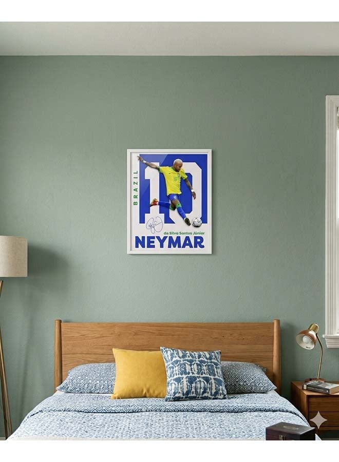 Toyland 8x10 Inch Neymar Jr Football Poster Wall Art – Brazil Soccer Star Print for Kids Room & Bedroom Décor - Image 3