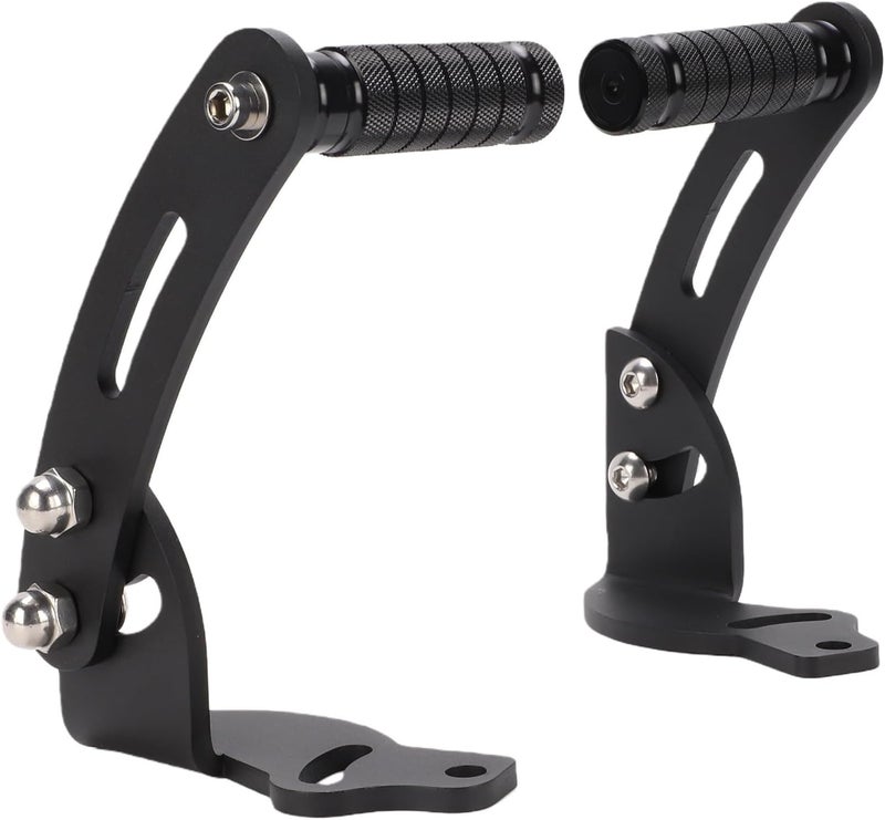 Adjustable Highway Pegs Mount Kit for RT 2010-2019, 2pcs AntiSlip Floorboard Foot Pegs with 30° Angle & 6.8cm Height Adjustment, Alloy Steel - Image 1