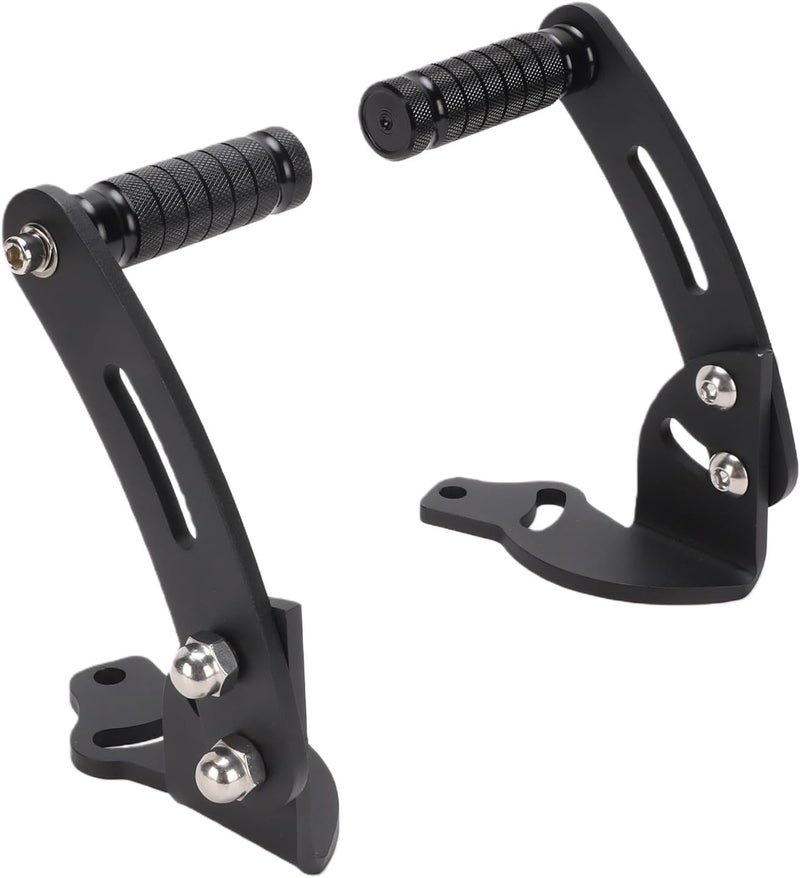 Adjustable Highway Pegs Mount Kit for RT 2010-2019, 2pcs AntiSlip Floorboard Foot Pegs with 30° Angle & 6.8cm Height Adjustment, Alloy Steel - Image 3