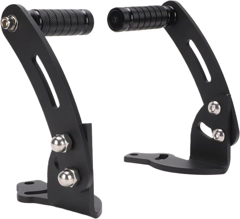 Adjustable Highway Pegs Mount Kit for RT 2010-2019, 2pcs AntiSlip Floorboard Foot Pegs with 30° Angle & 6.8cm Height Adjustment, Alloy Steel - Image 4