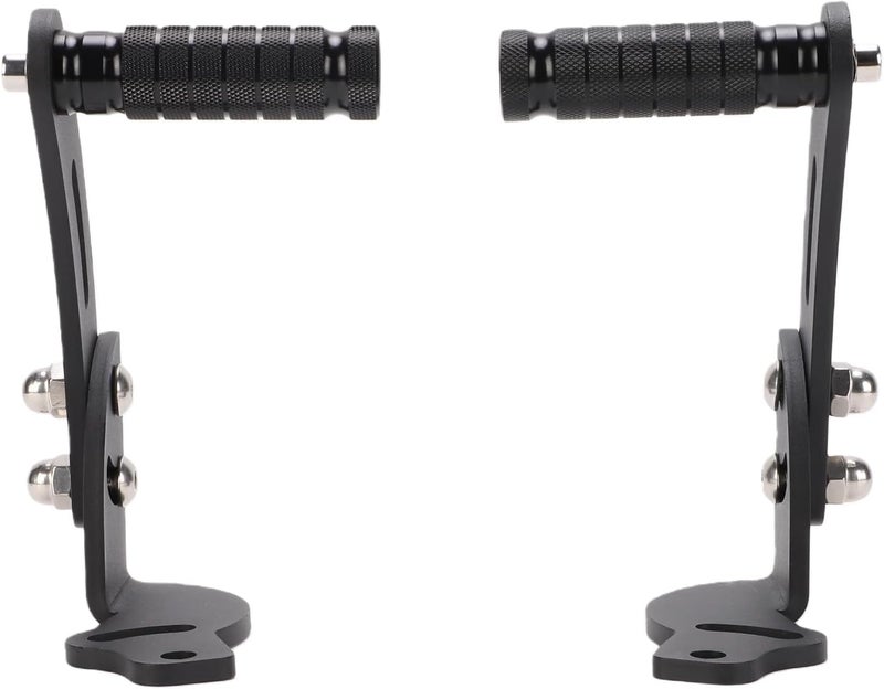 Adjustable Highway Pegs Mount Kit for RT 2010-2019, 2pcs AntiSlip Floorboard Foot Pegs with 30° Angle & 6.8cm Height Adjustment, Alloy Steel - Image 5