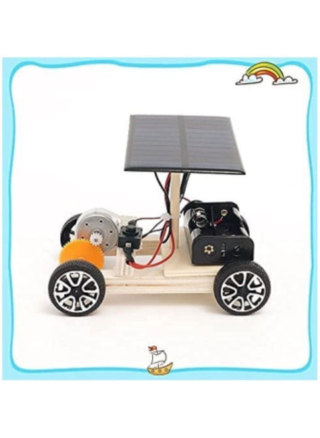 GGEROU Wooden Puzzle Car,Remote Control Off Road Tracked Tank and Solar Power Race Car, Educational Puzzle Game, Dual Powers for Electric Motor,DIY Experiment for Kids, Teens and Adults  - Image 5