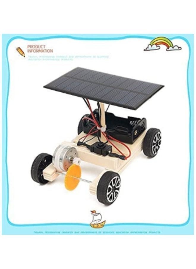 GGEROU Wooden Puzzle Car,Remote Control Off Road Tracked Tank and Solar Power Race Car, Educational Puzzle Game, Dual Powers for Electric Motor,DIY Experiment for Kids, Teens and Adults  - Image 4