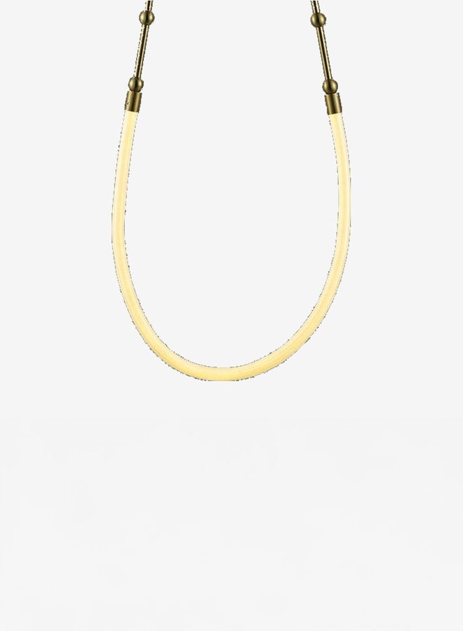  سبولكس إضاءة عصرية من SPOLUX، ثريا معلقة، مصنوعة من الحبال، لون أسود وبرونزي عتيق، 95×40 سم، مناسبة لغرف النوم والمعيشة، مصنوعة من الحبال، ارتفاع قابل للتعديل - Image 3